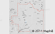 Silver Style 3D Map of ZIP codes starting with 882