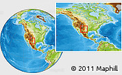 Physical Location Map of ZIP codes starting with 882, within the entire country