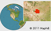 Satellite Location Map of ZIP codes starting with 882