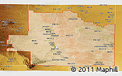 Satellite Panoramic Map of ZIP codes starting with 882, physical outside