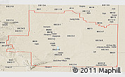 Shaded Relief Panoramic Map of ZIP codes starting with 882