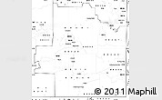 Blank Simple Map of ZIP codes starting with 882