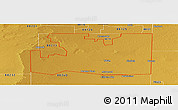 Physical Panoramic Map of ZIP code 88267