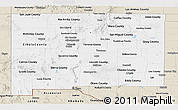 Classic Style Panoramic Map of New Mexico