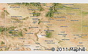 Satellite Panoramic Map of New Mexico