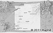 Gray Panoramic Map of Santa Fe County