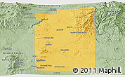 Savanna Style Panoramic Map of Santa Fe County