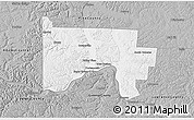 Gray 3D Map of Scioto County