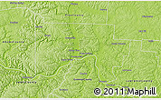 Physical 3D Map of Scioto County