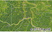 Satellite 3D Map of Scioto County