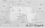 Silver Style 3D Map of Scioto County