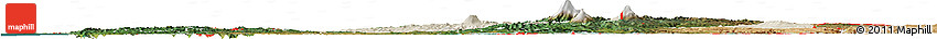 Shaded Relief Horizon Map of ZIP Codes Starting with 986, satellite outside