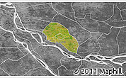 Satellite 3D Map of Cao Lanh, desaturated