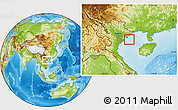 Physical Location Map of Cat Hai, highlighted parent region