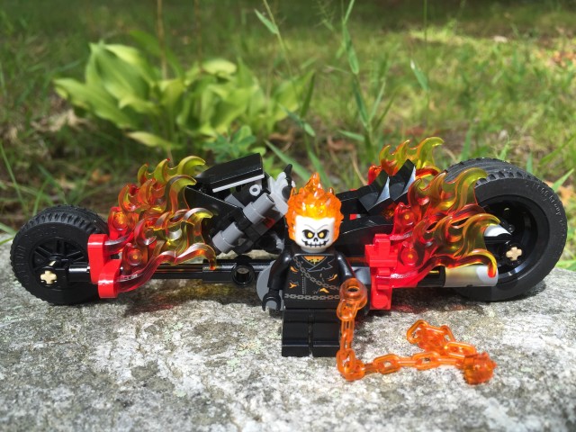 LEGO 76058 Ghost Rider Minifig and Motorcyle