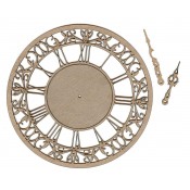 Chipboard Embellishments - Clock #2 Large