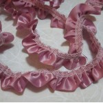 Ruffled Satin Trim - 1yd