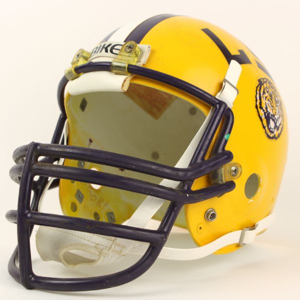 1980s circa LSU Tigers Game Worn Football Helmet (MEARS LOA)