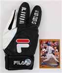 2002 Sammy Sosa Chicago Cubs Signed Game Worn Fila Batting Glove (MEARS LOA/JSA/Player Holo)