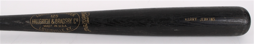 1961-62 Harry Jenkins Milwaukee Braves H&B Louisville Slugger Lathe Bat (MEARS LOA)