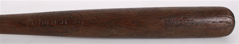 1931-33 Crawford Player Model AJ Reach Co. Baseball Bat (MEARS LOA)