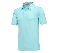 Men's Golf Shirts Short Sleeve Dry Fit Moisture Wicking Sports Polo Shirts