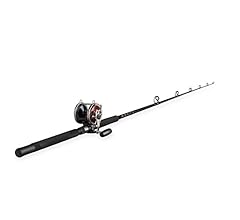 Special Senator 91332 Fishing Rod and Reel Combo, 6.5 Feet, Black/Smoke/Red