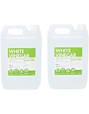 Hexeal White Vinegar 10L – 2 x 5L of Food Grade White Vinegar for Cooking, Cleaning, Pickling &amp; Baking – Cleans Surfaces, Deodorises &amp; Removes Grime