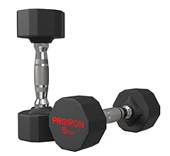 Rubber Dumbbells Pure Steel Dumbbell, Friction Welding(Compact and Never loose) Weights Set Men Women Home Gym 3kg 5kg 8kg …