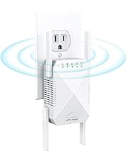 WiFi Extender, 2024 Fastest WiFi Booster 1200Mbps Dual Band (5GHz/2.4GHz) WiFi Extenders Signal Booster for Home, Internet Booster WiFi Repeater (White)