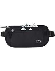 Day Tip Money Belt - Passport Holder Secure Hidden Travel Wallet with RFID Blocking, Undercover Fanny Pack