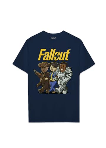 Fallout Playera para Hombre Original Modelo con Cuello Redondo 100%...