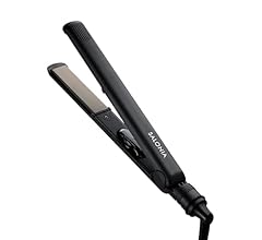 SALONIA SL-004S Straight Hair Iron, Black, 0.9 inches (24 mm), Overseas Use, Minimum Start-up Approx. 30 Seconds, 248°F - 4…