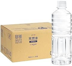 by Amazon Natural Water, Gifu Yoro Labelless, 19.7 fl oz (550 ml) x 24 Bottles