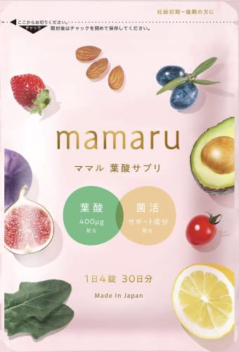 mamaru 妊娠期特化の葉酸サプリメントの商品画像