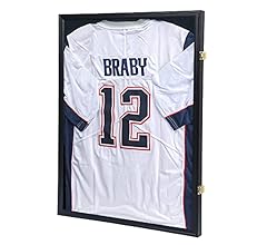 KCRasan Jersey Display Frame Case - Large Lockable Frames Shadow Box with UV Protection for Baseball Basketball Football So…