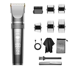 Men's Hair Trimmer (2024 Newly Released Type-C Rechargeable) Hair Cutter, Electric Barrikan, For Haircutters, 3 Modes, 10 T…