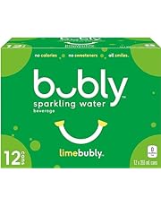 bubly Sparkling Water limebubly, 355 mL Cans, 12 Pack