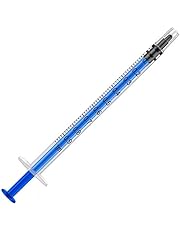 1ml Syringe with Caps (50 Pieces)