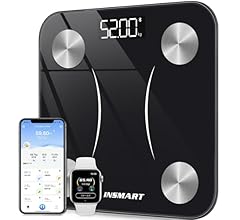 INSMART Body Fat Meter, Body Composition Meter, 13 Items Measurable, Weight Scale, Smart Phone Linked Health Meter, Popular…