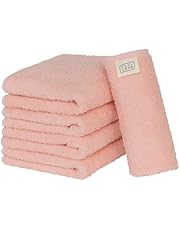 Towel Research Institute Karusa No Riyuu #006 Face Towel, Pink, Set of 5, Thin, Quick Drying, Absorbs Water Rapidly, Durable, 100% Cotton, Japan Technology, Amazon.co.jp Exclusive, 12 Color Choices