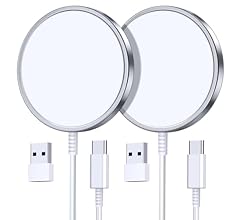 2 Pack Magnetic Wireless Charger for iPhone 15/15 Pro/15 Plus/15 Pro Max 15W Fast Magnetic Charger for iPhone 15/14/13/12 S…