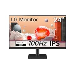 LG FHD Monitor (24MS500) - 23.8" Full HD (1920x1080) IPS Display, 100Hz Refresh Rate, Reader Mode & Flicker Safe, 5ms (GtG)…