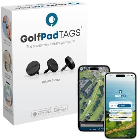 Golf Pad TAGS® - Automatic Shot Tracking System for Android/iPhone.