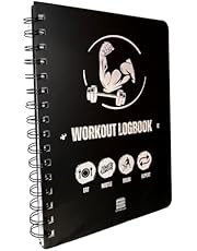 EPHESUS: Hardcover Workout Journal - A5 Fitness Planner for Women &amp; Men - Tracking &amp; Goals Settings for Gym and Home Workouts