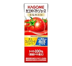 カゴメ トマトジュース 食塩無添加 200ml×24本[機能性表示食品] パック