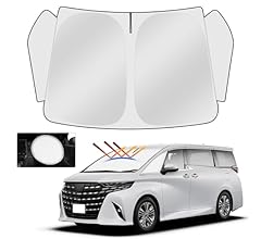 Cartist Toyota Alphard Vellfire 40 Series Front Sun Shade Alphard Vellfire 4th Generation 2023 - Present Windshield Sunshad…