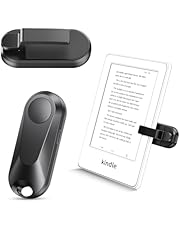 RF Remote Control Page Turner for Kindle Paperwhite, K2 Page Turner for Kindle iPad iPhone Android Tablets E-Book Reading Novels (Black)