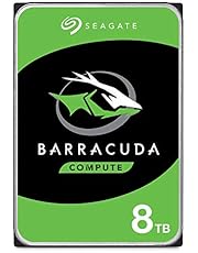 Seagate BarraCuda 8TB Internal Hard Drive HDD – 3.5 Inch Sata 6 Gb/s 5400 RPM 256MB Cache for Computer Desktop PC – Frustration Free Packaging (ST8000DMZ04)