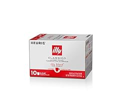 illy K-Cup Coffee Pod, Smooth and Balanced, Medium Roast Coffee K-Cups, Made with 100% Arabica Coffee, All-Natural, No Pres…